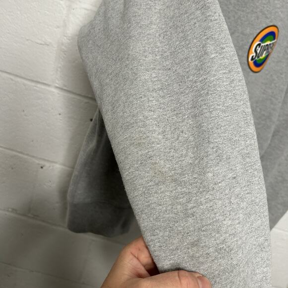 Supreme Tide Spin Logo Crewneck Sweatshirt “Grey” SS16 - Picture 6 of 12